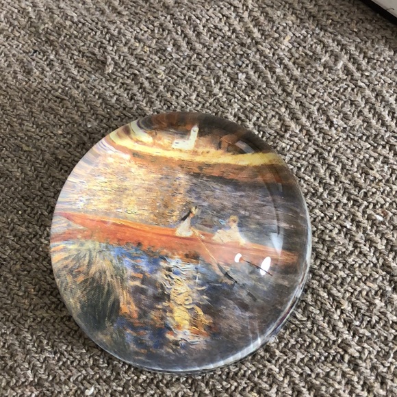 NIB Laurel Ink Renoir French Crystal Paperweight - Picture 2 of 8